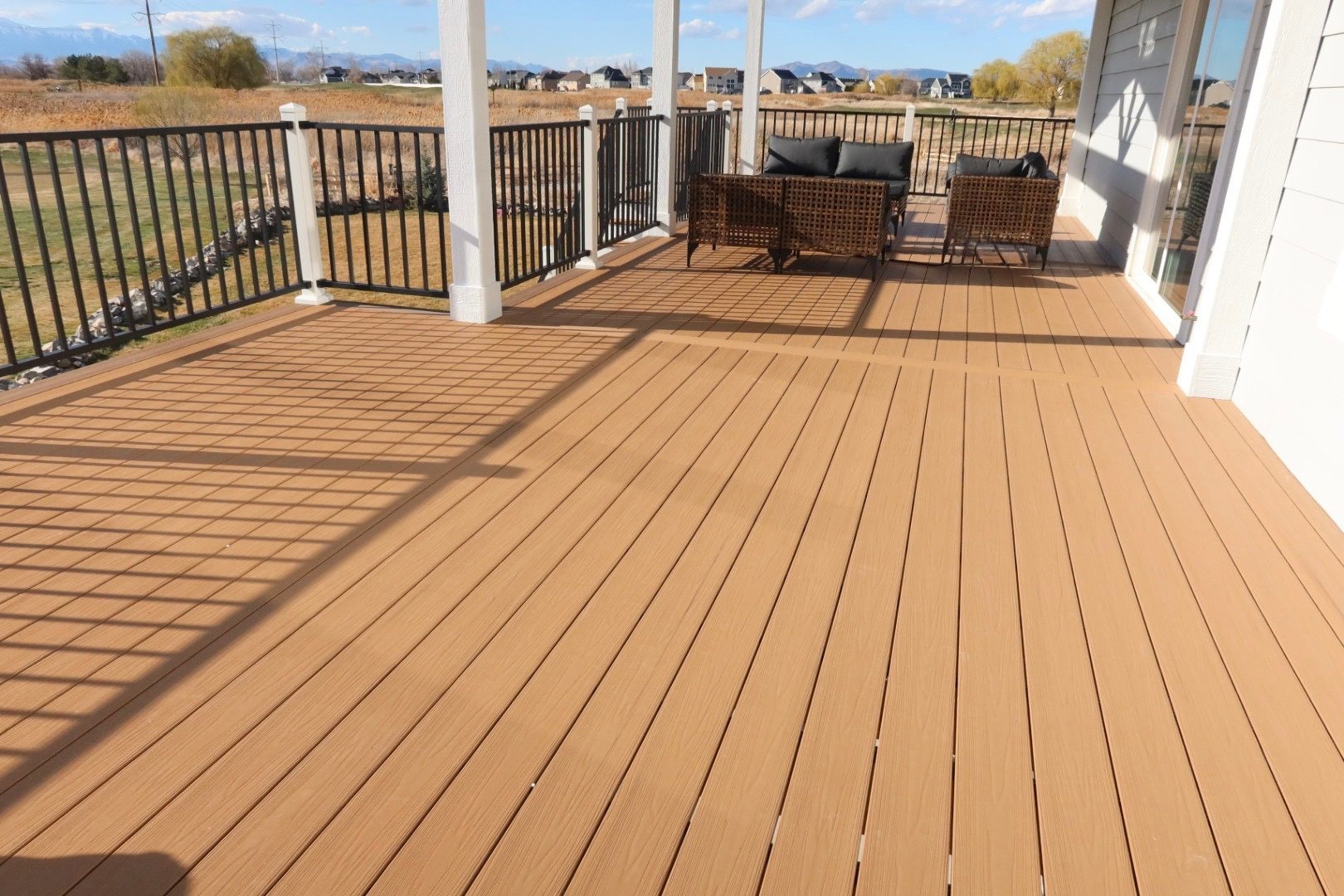 Custom deck built by Z-Bolt Decks in Utah County — project 13